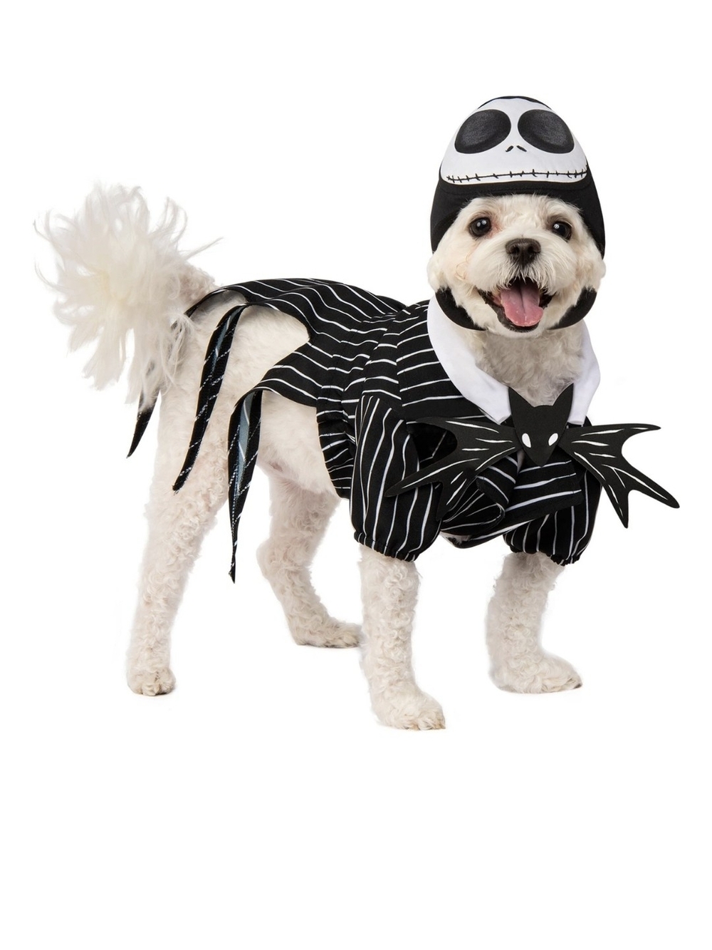 Disney‎ Black & White Striped Jack Dog Costume